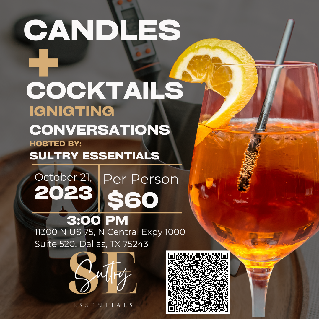 Candles & Cocktails: Igniting Conversations (October 21st 3:00pm)